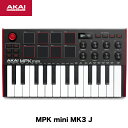 AKAI Pro MPK mini MK3 J USB 25鍵 MIDI キーボードコントローラー # AP-CON-052 アカイプロフェッショナル (MID...