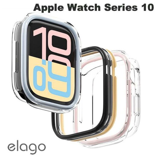 elago Apple Watch Series 10 DUO CASE Clear エラゴ (アップルウォッチケース カバー) elago Apple Watch Series 10 DUO CASE Clear エラゴ (アップルウォッチケース カバー)