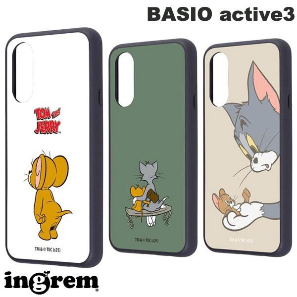 樂天商城 - BASIO active3 ケース トムとジェリー トムジェリ 可愛い ingrem BASIO active3 トムとジェリー maru 衝撃吸収 バンパー ハイブリッドケース イングレム (アンドロイドスマホケース・カバー)