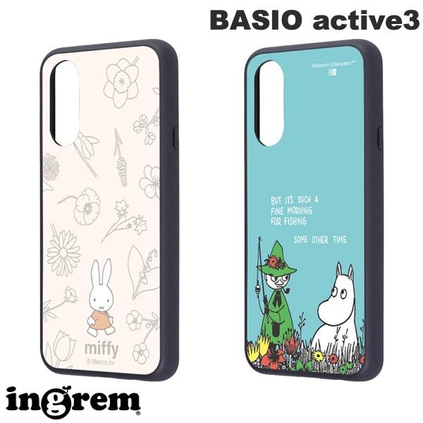 樂天商城 - BASIO active3 ケース ミッフィー ムーミン かわいい ingrem BASIO active3 maru 衝撃吸収 バンパー ハイブリッドケース イングレム (アンドロイドスマホケース・カバー)
