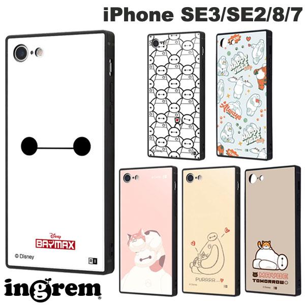 베이 맥스 iPhoneSE3 케이스 iPhoneSE2 iPhone8 사각형 ingrem iPhone SE 3 세대 / SE 2 세대 / 8 / 7 디즈니 KAKU 충격 흡수 범퍼 스퀘어 트리플 하이브리드 케이스 베이 맥스 잉글렘 (스마트 폰 케이스 커버) 귀여운