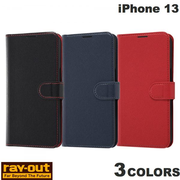 Ray Out iPhone 13 내충격 수첩형 케이스 심플 마그넷 레이아웃(스마트폰 케이스·커버)