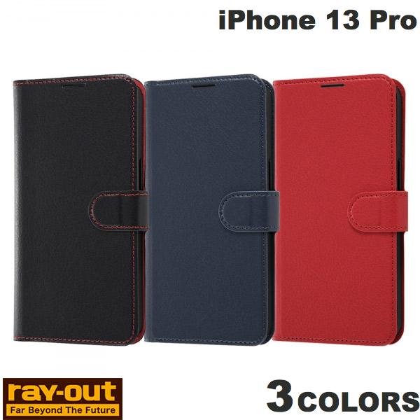 Ray Out iPhone 13 Pro 내충격 수첩형 케이스 심플 마그넷 레이아웃(스마트폰 케이스·커버)