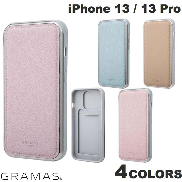 ネコポス送料無料 GRAMAS COLORS iPhone 13 / 13 Pro Shrink PU Leather Hybrid Shell Case グラマス (スマホケース カバー)
