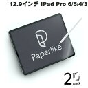 Paperlike 12.9インチ iPad Pro M2 第6世代 / M1 第5 / 4 / 3世代 ペーパーライク iPadフィルム 2枚入り PL2-12-18 ペーパーライク (タブレット用液晶保護フィルム)