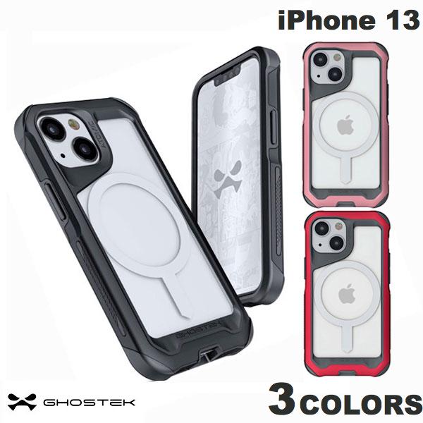 ネコポス発送 GHOSTEK iPhone 13 Atomic Slim 4 MagSafe対応 アルミ合金製スリムケース ゴーステック (スマホケース カバー) アトミック スリム