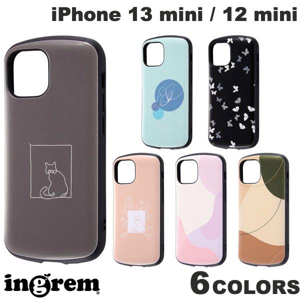 ingrem iPhone 13 mini / 12 mini 耐衝撃ケース MiA-collection イングレム (スマホケース・カバー)