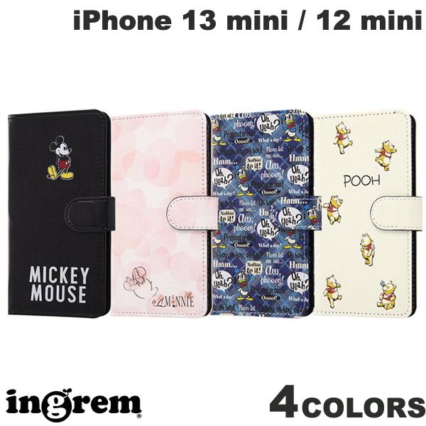 樂天商城 - ingrem iPhone 13 mini / 12 mini ディズニーキャラクター 手帳型アートケース マグネット イングレム (スマホケース・カバー)