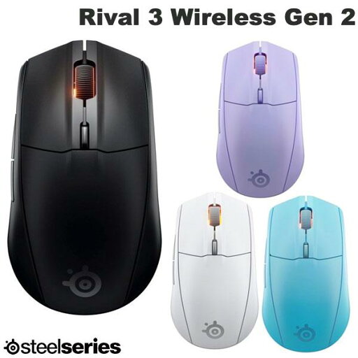 SteelSeries Rival 3 Wireless Gen 2 ワイヤレスゲーミングマウス スティールシリーズ (マウス) SteelSeries Rival 3 Wireless Gen 2 ワイヤレスゲーミングマウス スティールシリーズ (マウス)