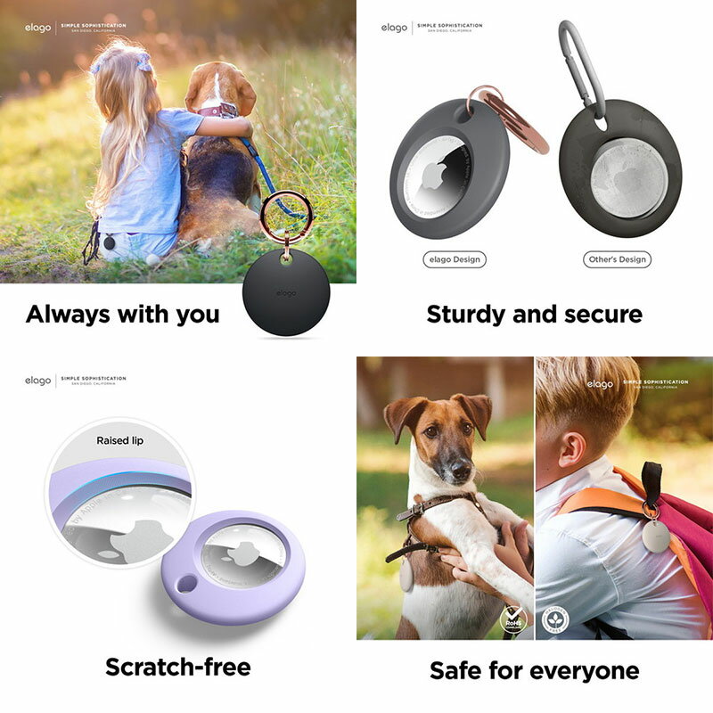 elago AirTag 第2 / 1世代 BASIC シリコンケース エラゴ