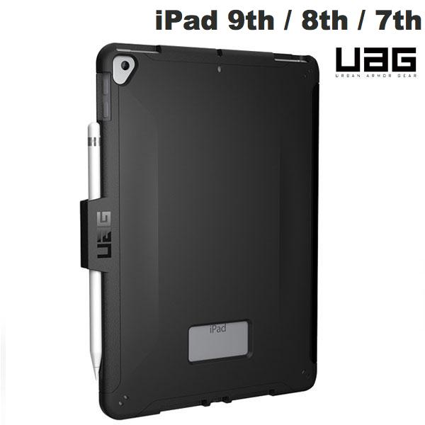 ネコポス送料無料 UAG iPad 9th / 8th / 7th SCOUT 耐衝撃ケース スマートキーボード対応 ブラック UAG-IPD7S-BK ユーエージー (iPadカバー ケース) タフケース ペンケース付 ペンシル収納