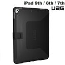 [lR|X] UAG iPad 9th / 8th / 7th SCOUT ϏՌtHIP[X ubN # UAG-IPD7SF-BK [G[W[ (iPadJo[EP[X) yP[Xt yV[