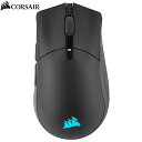 【マラソン★1,000円OFFクーポン配布中】 Corsair SABRE RGB PRO WIRELESS CHAMPION SERIES 超軽量 高速ゲーミングマウス Bluetooth / 2.4GHz ワイヤレス 有線 両対応 CH-9313211-AP コルセア (マウス)