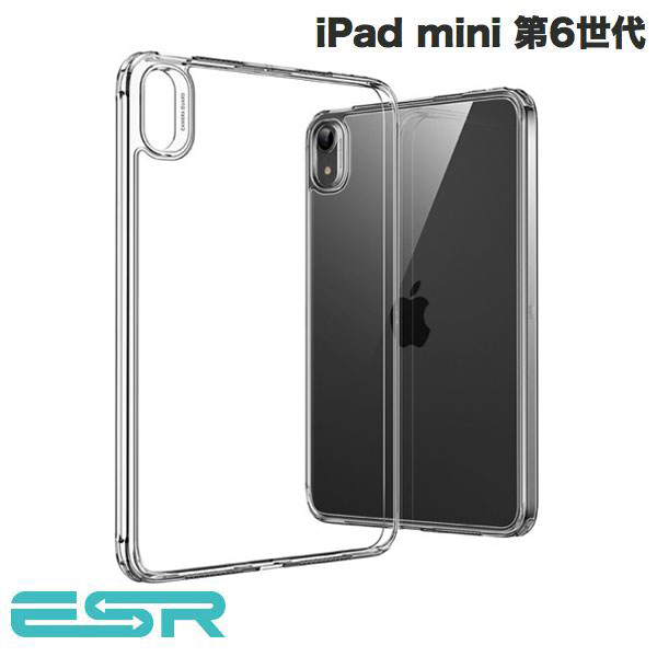 ネコポス送料無料 ESR iPad mini 第6世代 ハイブリッドバックカバー Clear ES22028CL イーエスアール (タブレットカバー ケース) ipad mini6 カバー 透明 クリアケース iPadお絵かき