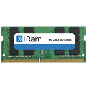 【あす楽】 iRam PC4-19200 DDR4 2400MHz SO.DIMM 16GB IR16GSO2400D4 アイラム (Macメモリ)