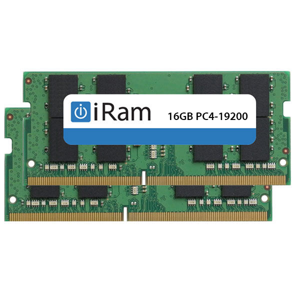 iRam PC4-19200 DDR4 2400MHz SO.DIMM 32GB (2x16GB) # IR16GSO2400D4W アイラム (Macメモリ)