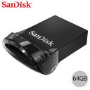 ネコポス送料無料 SanDisk Ultra Fit 最大130MB/s USB 3.1 (Gen 1) フラッシュメモリー 海外パッケージ 64GB SDCZ430-064G-G46 サンディスク (USBメモリー)