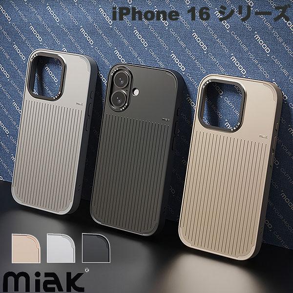 iPhone16Pro 16ProMax ケース おしゃれ 大人かわいい 耐衝撃 マグネット miak iPhone 16 / 16 Pro / 16 Pro Max MOOD MagSafe対応ケース ミアック 上品 メタルフレーム