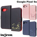 Google Pixel 9a ケース ingrem Google Pixel 9a ポケットモンスター 衝撃吸収 マグネットベルト シンプル 手帳型レザーケース イングレム (アンドロイドスマホケース) グーグル ピクセル