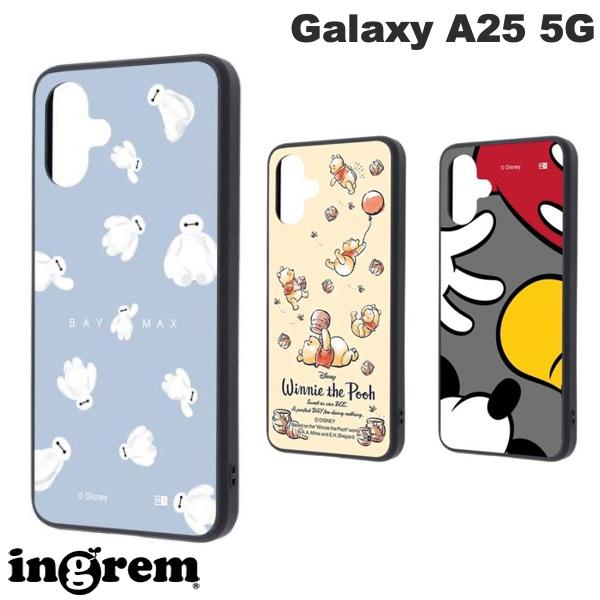 Galaxy A25 5G 케이스 미키 미키 마우스 푸우 베이 맥스 디즈니 ingrem Galaxy A25 5G 디즈니 maru 충격 흡수 범퍼 하이브리드 케이스 잉글렘 (안드로이드 스마트 폰 케이스 커버) 갤럭시