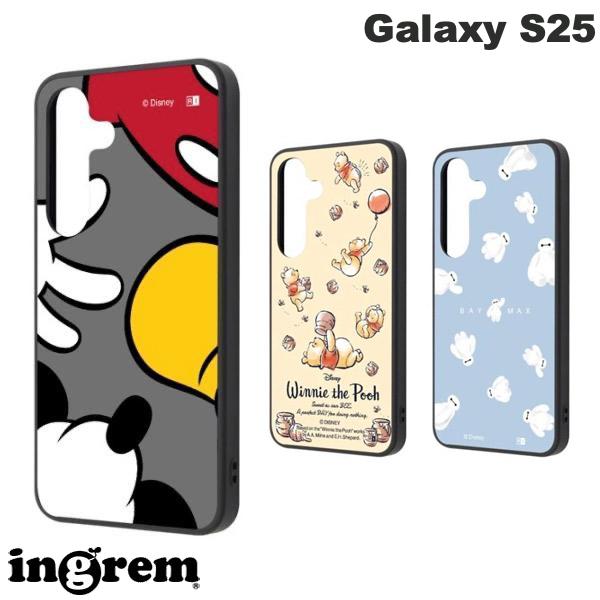 Galaxy S25 ケース ingrem Galaxy S25 ディズニー maru 衝撃吸収 バンパー ハイブリッドケース イングレム (アンドロイドスマホケース・カバー) ギャラクシー ミッキー ミッキーマウス プーさん ベイマックス