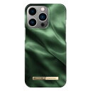 アイディール スマホケース レディース [ネコポス発送] IDEAL OF SWEDEN iPhone 13 Pro Fashion Case EMERALD SATIN # IDFCAW19-I2161P-154 アイディアル オブ スウィーデン (スマホケース・カバー)