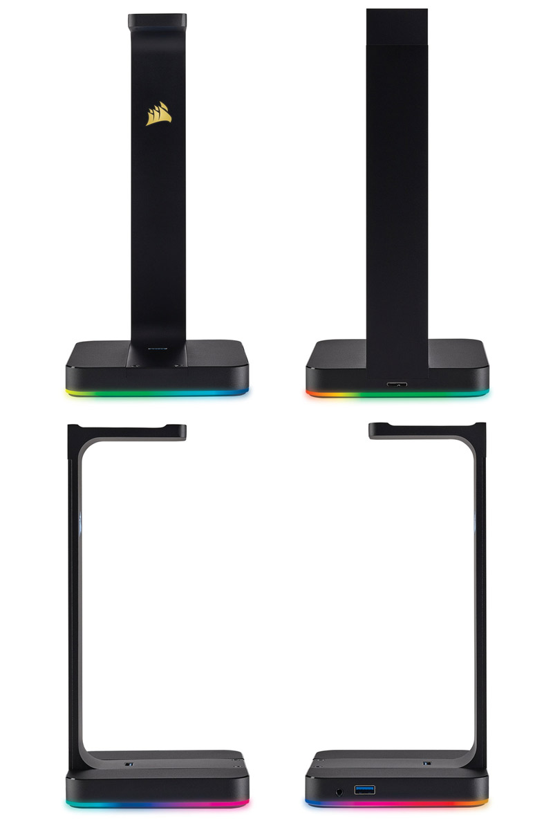 Corsair ST100 7.1chサラウンド機能搭載 RGB Headset Stand # CA-9011167-AP コル...
