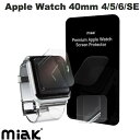 [lR|X] miak Apple Watch 40mm SE 2 / SE / 6 / 5 / 4 Ztq[O tیtB  2 # MA22176AW ~AbN (AbvEHb`pیtB)