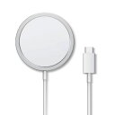 JTT マグネット内蔵ワイヤレスチャージャー 最大15W PD対応 1.0m # JTMAGCHAR 日本トラストテクノロジー (iデバイス用ワイヤレス 充電器) 高速充電 マグネット吸着 MagSafe充電対応