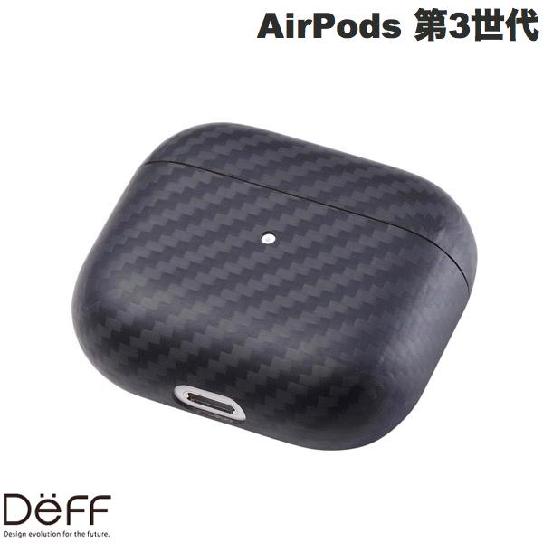 Deff AirPods 第3世代 DURO ケブラーケース マットブラック DCS-AP3DKVBK ディーフ (AirPods ケース)