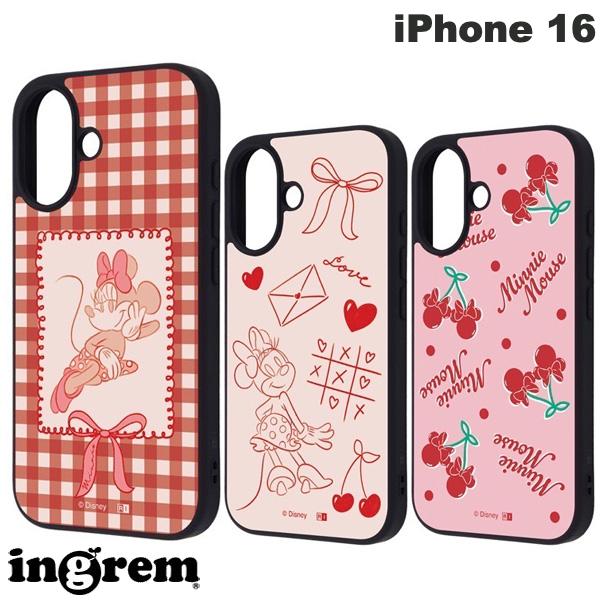 iPhone 16 케이스 디즈니 미니 ingrem iPhone 16 디즈니 maru 충격 흡수 범퍼 하이브리드 케이스 잉글렘 (스마트 케이스 커버)