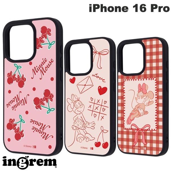 樂天商城 - iPhone16 Pro ケース ディズニー ミニー ingrem iPhone 16 Pro ディズニー maru 衝撃吸収 バンパー ハイブリッドケース イングレム (スマホケース・カバー)