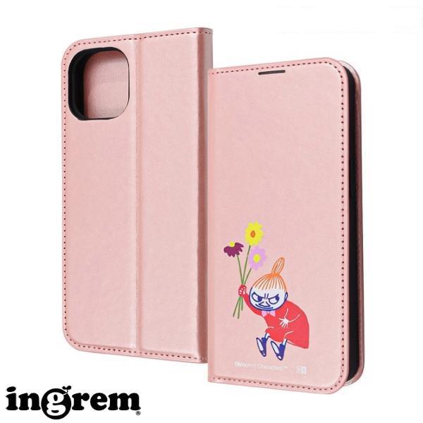 iPhone15 케이스 수첩형 무민 ingrem iPhone 무민 내충격 수첩형 가죽 케이스 심플 리틀 미이 페어 25년_꽃다발 잉글렘 (스마트폰 케이스·커버) iPhone 13 / 14 / 15 / 16 /16 Pro