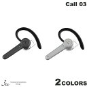 3ee Call 03 Bluetooth 5.0 片耳 ヘッドセット スリー (片耳ヘッドセット) 片耳イヤホン ノイズキャンセリングマイク マルチポイント イヤーフック