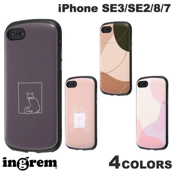 iPhoneSE3 ケース ねこ 猫 おしゃれ iPhoneSE2 iPhone8 ingrem iPhone SE 第3世代 / SE 第2世代 / 8 / 7 耐衝撃ケース MiA-collection イングレム (スマホケース・カバー)