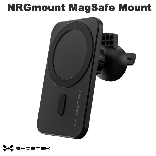GHOSTEK NRGmount Car MagSafe Mount マグセーフ対応 15W QC3.0対応 車載用 カーマウント # GHONRG023 ゴーステック iデバイス用ワイヤレス 充電器 車載 車載ホルダー マグネット 高速充電 mag…