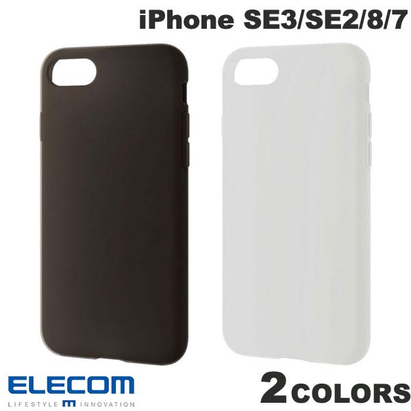 ELECOM iPhone SE 3 세대 / SE 2 세대 / 8 / 7 실리콘 케이스 항균 (스마트 폰 케이스 커버)
