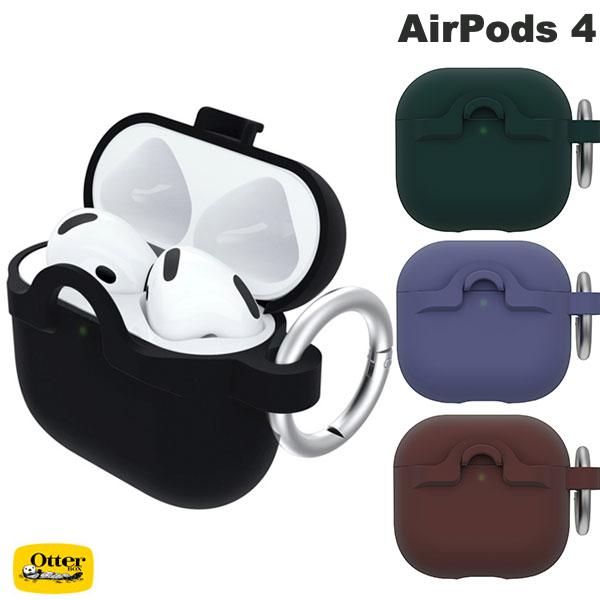 ●気になる商品AirPodsケースは、傷や擦れ、破損を防ぎます。カラフルなケースはグリップ付きで、カラビナで固定すれば持ち運びにも便利です。充電も簡単です。OtterBoxケースをワイヤレス充電パッドに置くだけで、AirPodsの電源がケースから直接入ります。OtterBoxケースは、信頼できる保護、携帯性、スタイルであなたのAirPodsを守ります。■ ソフトな質感とグリップ感のあるベース■ AirPodsケースに装着したまま一日中、毎日使用可能■ 360°落下＆スクラッチプロテクション■ ワイヤレスチャージ対応■ すべての機能とボタンがケースを通して使用可能■ ケースを通して充電ステータスライトを確認■ カラビナ付■ しっかりとフィットする精密設計[仕様情報]※ ワイヤレス充電対応ケースでワイヤレス充電を行う際はカラビナを必ず外してから充電してください。[メーカー]オッターボックス OtterBox型番JANBlack Crystal - Black77-978910840304799947Jubilee - Green77-978930840304799985Space Cadet - Purple77-978940840304798087Well Red - Brown77-978920840304799961[対応S] AirPods Air Pods Pod エアーポッズ エアポッズ エアーポッド エアポッド エアポット エアーポット[対応] AirPods 4[対応] Qi規格のワイヤレス充電[性能] カラビナ[色] Black Crystal - Black[色] Jubilee - Green[色] Space Cadet - Purple[色] Well Red - Brown[色] グリーン[色] パープル[色] ブラウン[色] ブラックOtterBox AirPods 4 Headphone Case オッターボックス