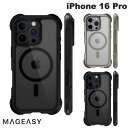 【カメラコントロールボタン搭載】 MagEasy iPhone 16 Pro Odyssey M C MagSafe対応 カメラコントロールカバー付き 耐衝撃ケース マグイージー (スマホケース・カバー)