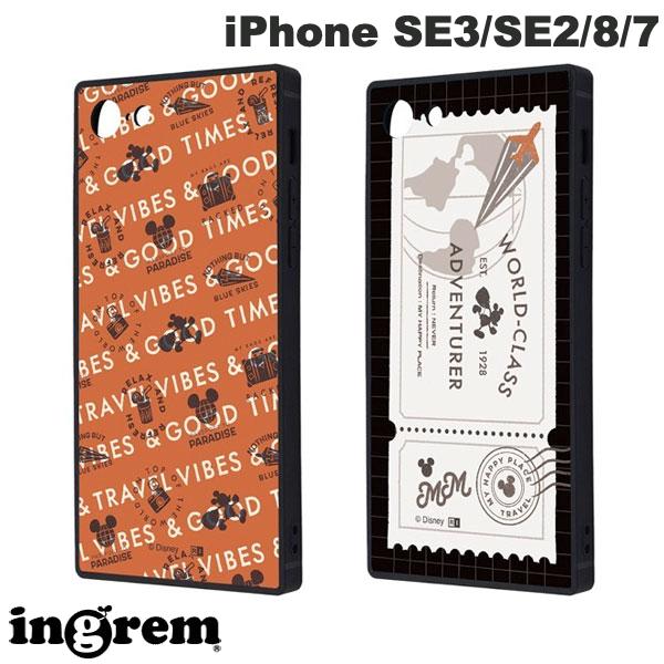 樂天商城 - ingrem iPhone SE 第3世代 / SE 第2世代 / 8 / 7 ディズニー KAKU 衝撃吸収 バンパー スクエア トリプルハイブリッドケース イングレム (スマホケース・カバー)