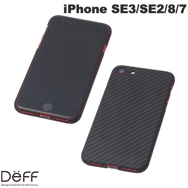 Deff iPhone SE 第3世代 / SE 第2世代 / 8 / 7 Ultra Slim & Light Case DURO マットブラック # DCS-IPDSE3KVMBK ディーフ (スマホケース・カバー)