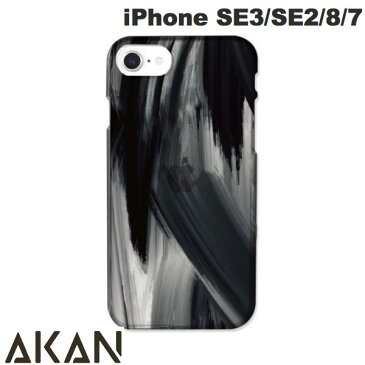 [ネコポス送料無料] AKAN iPhone SE 第3世代 / SE 第2世代 / 8 / 7 ソフトクリアケース 油絵 ブラック # AK22766iSE3 エイカン (iPhoneSE 第3世代 / 第2世代 / 8 / 7 スマホケース) [PSR]