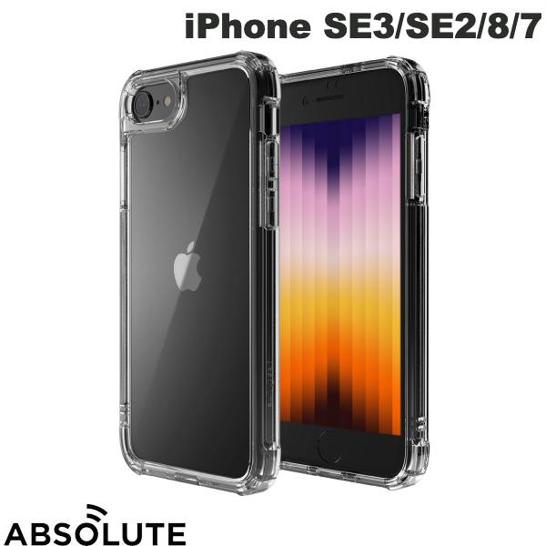  Absolute Technology iPhone SE 第3世代 / SE 第2世代 / 8 / 7 LINKASE AIR with Gorilla Glass 側面 TPU仕様 ゴリラガラスケース クリア # ATLAIPSE2022-CL アブソリュート テクノロジー 耐衝撃 クリア