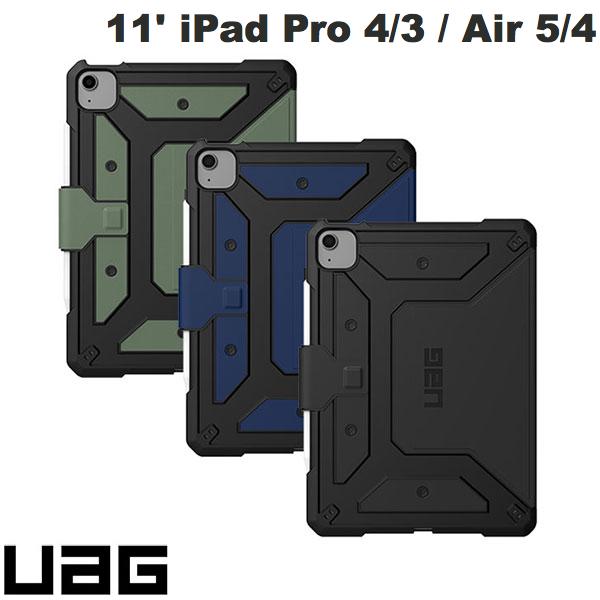 [ネコポス発送] UAG 11インチ iPad Pro M2 第4世代/ M1 第3世代 / iPad Air 第5 / 4世代 METROPOLIS SE (メトロポリス) 耐衝撃 フォリオケース ユーエージー (タブレットカバー・ケース) ipad air5 ケース ペン収納 ペンケース付 ペンシル収納 スタンド