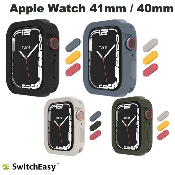 SwitchEasy Apple Watch 41mm Series 9 / 8 / 7 / 40mm SE 3 / 2 / 1 / Series 6 / 5 / 4 Colors スイッチイージー (アップルウォッチケース カバー)