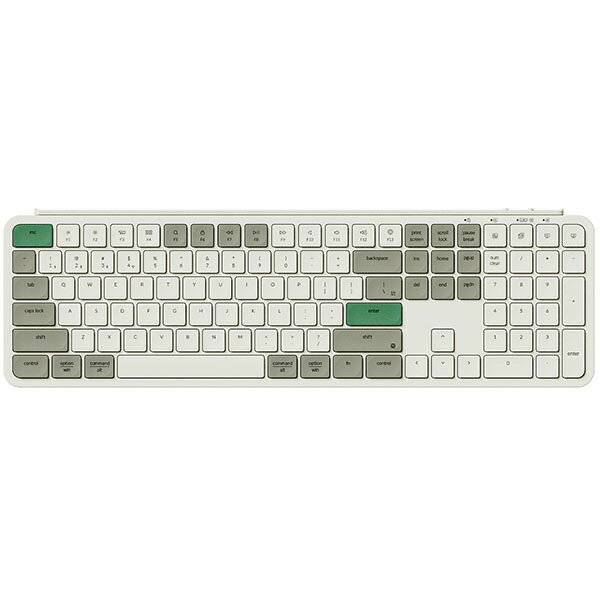 【セール★〜12/1まで】 Keychron B6 Pro Mac英語配列 有線 / Bluetooth 5.2 / 2.4GHz ワイヤレス 両対応 フルサイ...