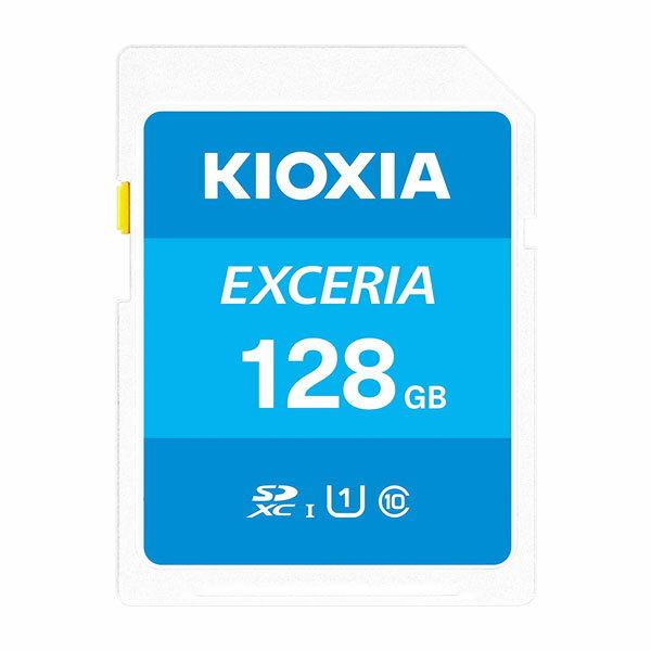 [lR|X] KIOXIA 128GB EXCERIA UHS-I Class10 U1 SDXC J[h COpbP[W # LNEX1L128GG4 LINVA (SDHC [J[h)