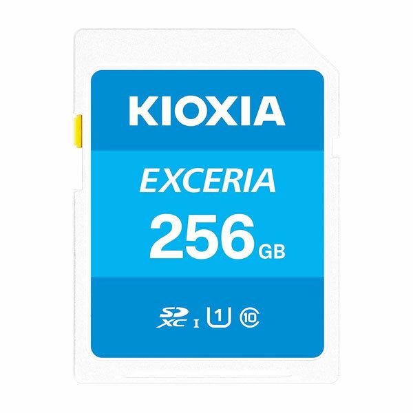 [lR|X] KIOXIA 256GB EXCERIA UHS-I Class10 U1 SDXC J[h COpbP[W # LNEX1L256GG4 LINVA (SDHC [J[h)