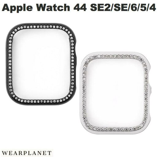 【在庫限り】 WEARPLANET Apple Watch 44mm SE 第2世代 / SE / 6 / 5 / 4 ラインストーンハードケース ウェアプラネット (アップルウォッチケース カバー) 【在庫限り】 WEARPLANET Apple Watch 44mm SE 第2世代 / SE / 6 / 5 / 4 ラインストーンハードケース ウェアプラネット (アップルウォッチケース カバー)
