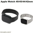  WEARPLANET Apple Watch 49 / 45 / 44 / 42mm サージカルステンレス製 プレミアムメタルバンド ウェアプラネット (アップルウォッチ ベルト バンド) 高品質 バタフライバックル